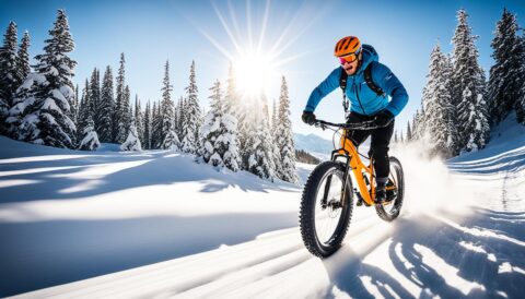 how to ride in snow with a fat bike