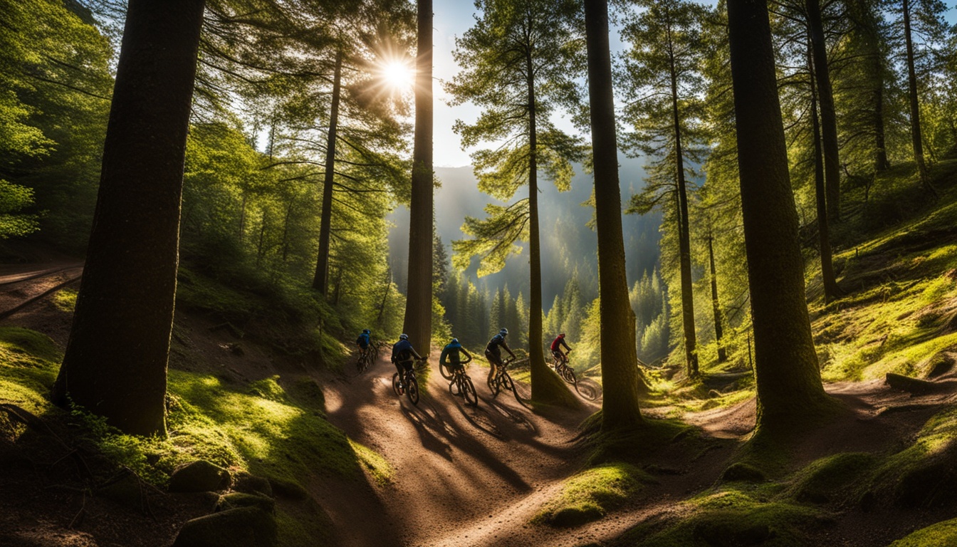 riding the 7stanes trails in Scotland