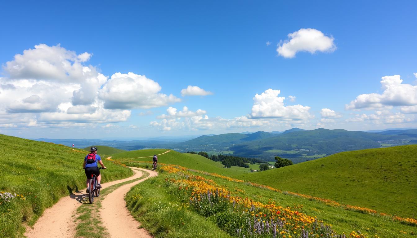 UK mountain biking adventures for families