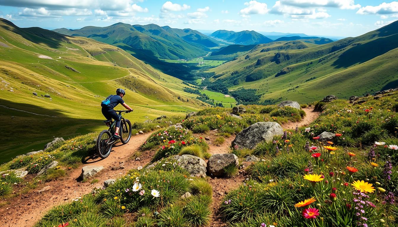 exploring national parks in the UK by bike