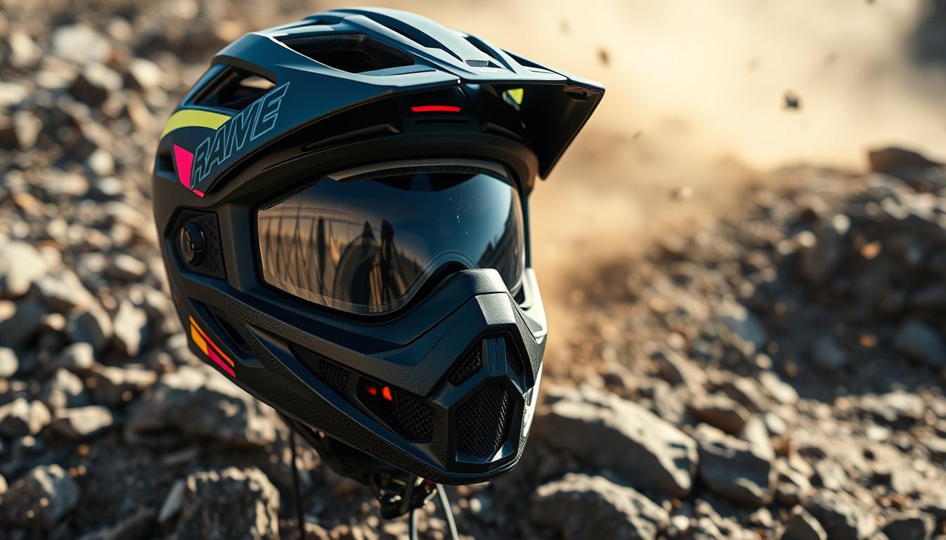 full face mountain bike helmet