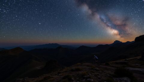 mountain biking and stargazing in the UK