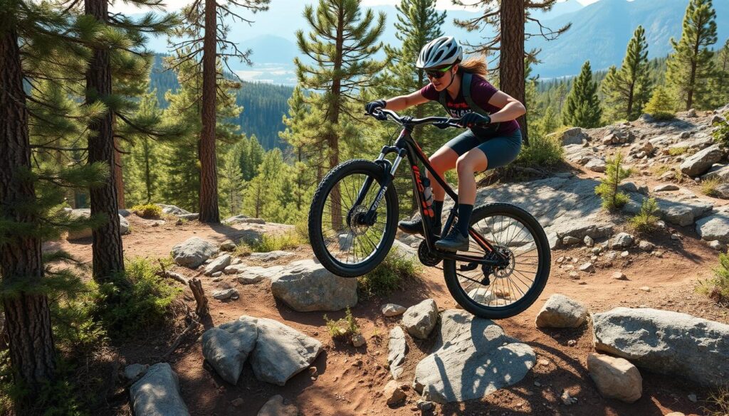 Women Mountain Biking Skills