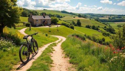 exploring the Cotswolds by mountain bike