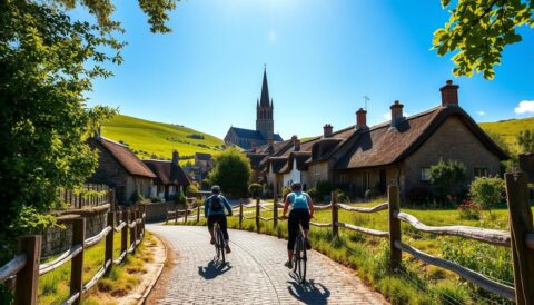 UK mountain biking routes through quaint villages