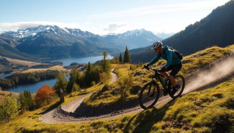 mountain biking the West Highland Way